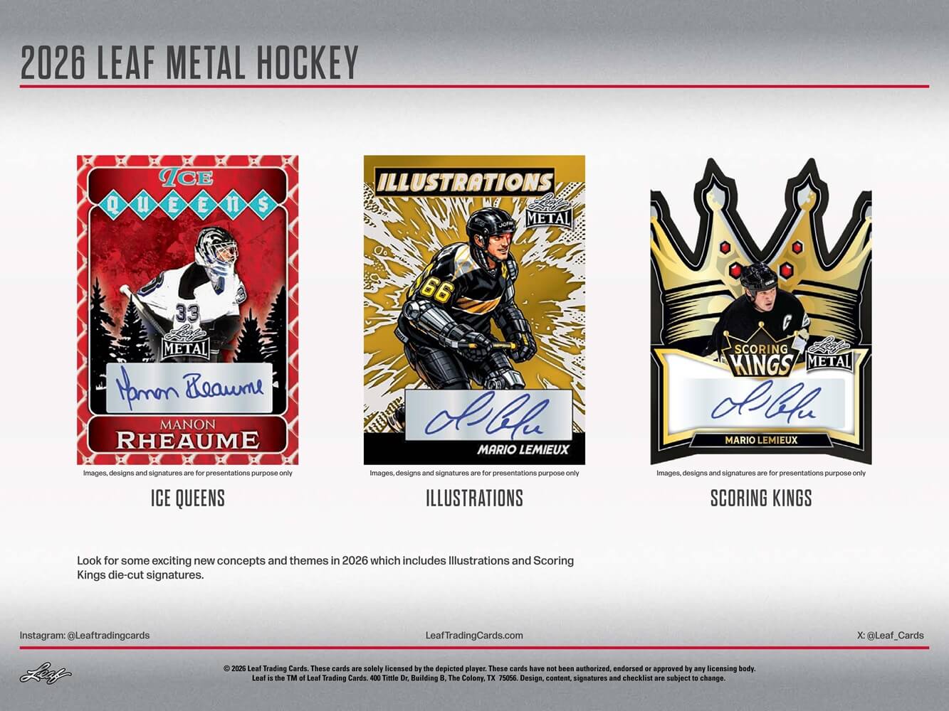 2026 Leaf Metal Legends Hockey Hobby Box