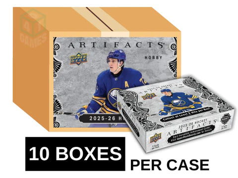 2025-26 UD Artifacts Hockey Hobby Box Inner Case (10 Boxes)