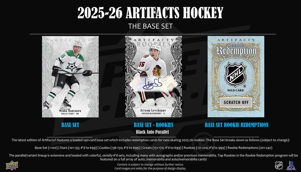 2025-26 UD Artifacts Hockey Hobby Box
