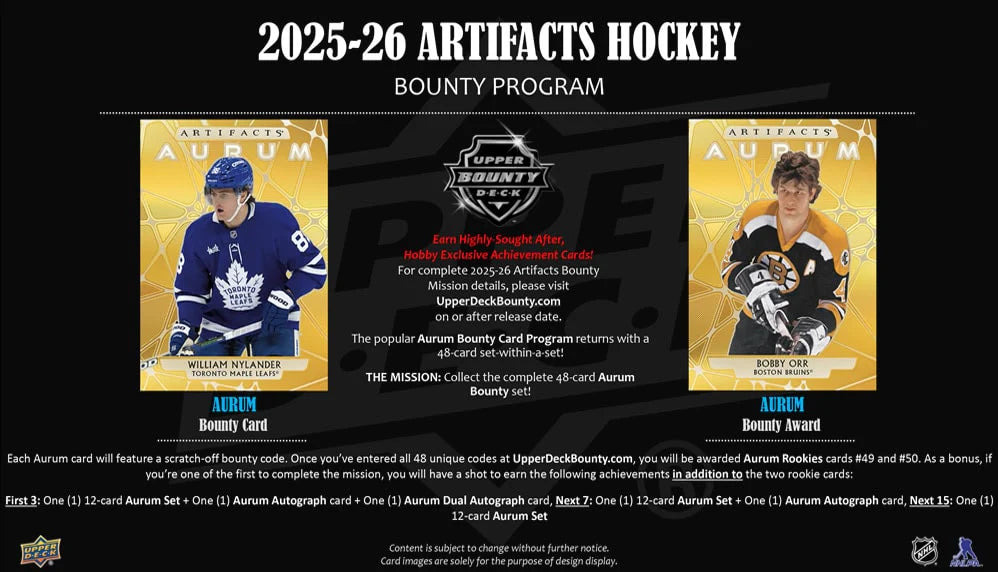 2025-26 UD Artifacts Hockey Hobby Box