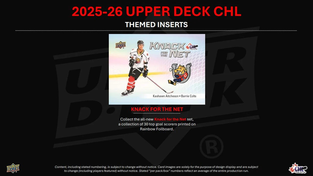2025-26 Upper Deck CHL Hockey Blaster Box