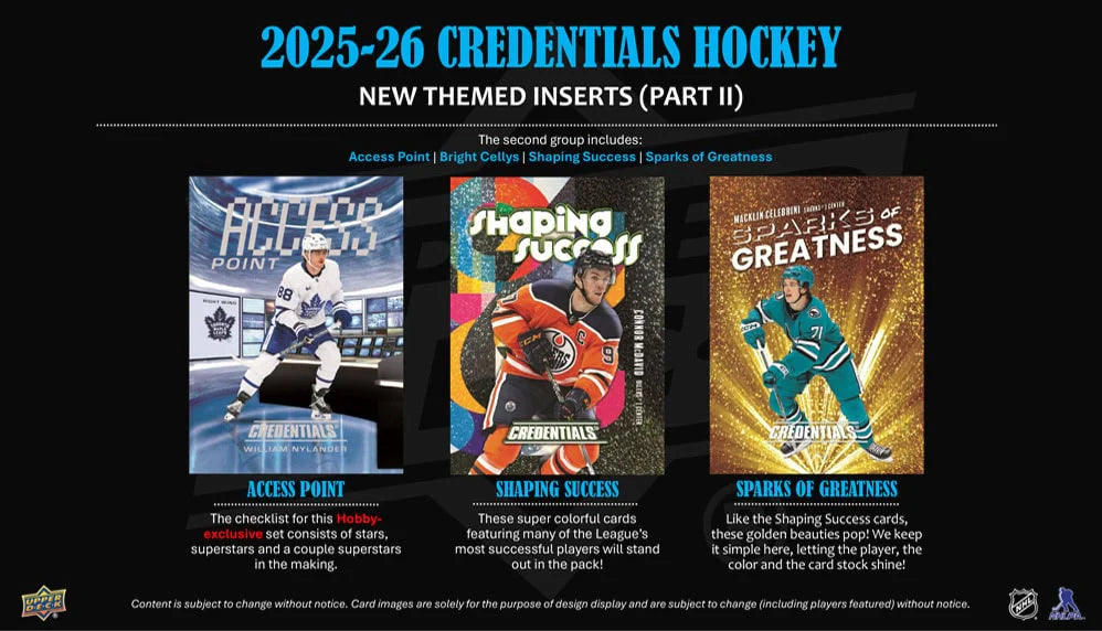 2025-26 UD Credentials Hockey Hobby Box