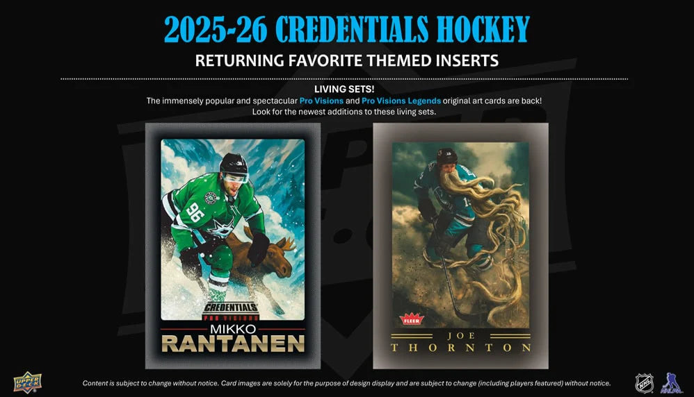 2025-26 UD Credentials Hockey Hobby Box