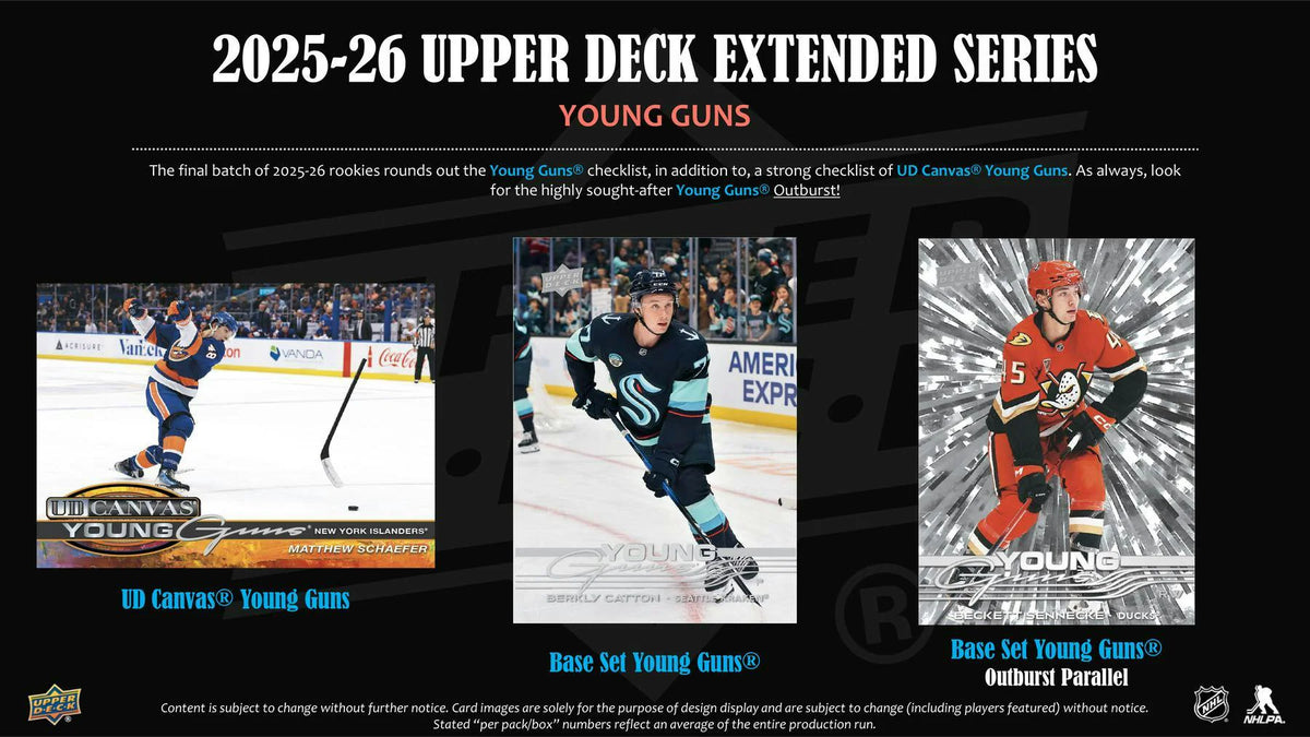 2025-26 Upper Deck UD Extended Series Hockey Blaster Value Box