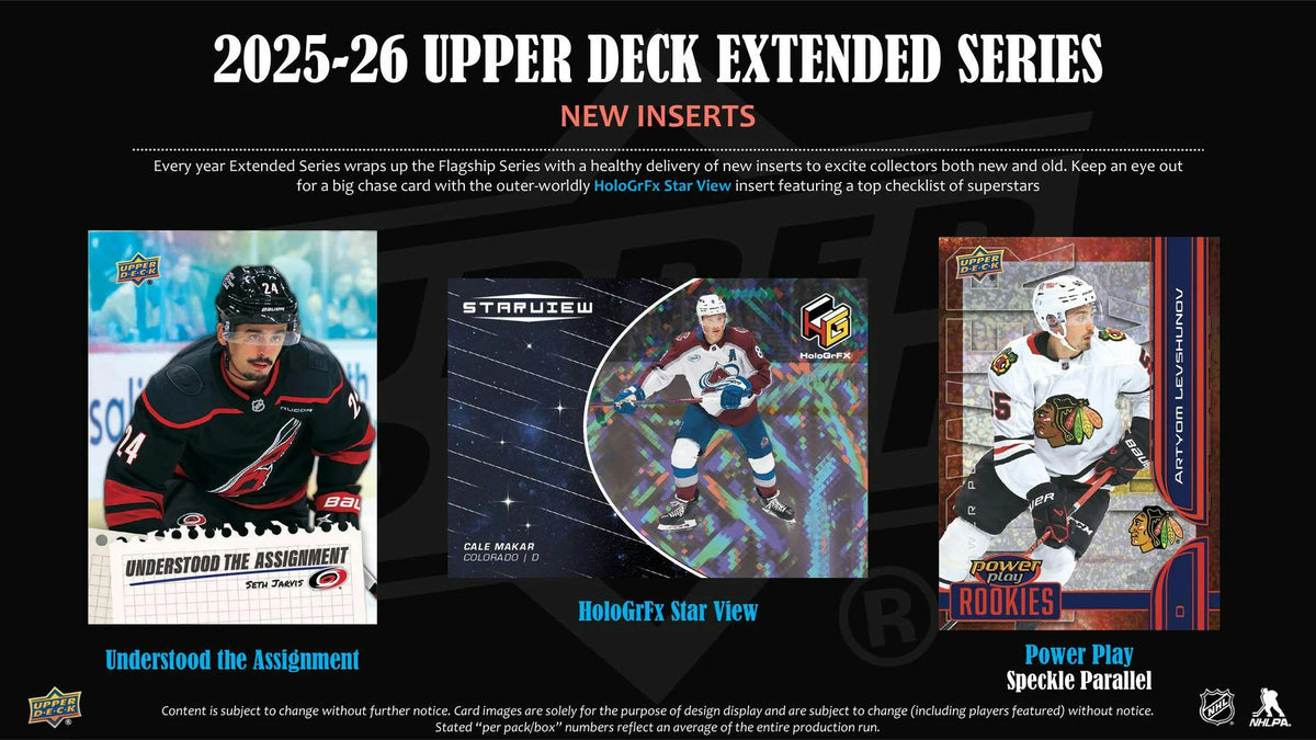 2025-26 Upper Deck UD Extended Series Hockey Blaster Value Box