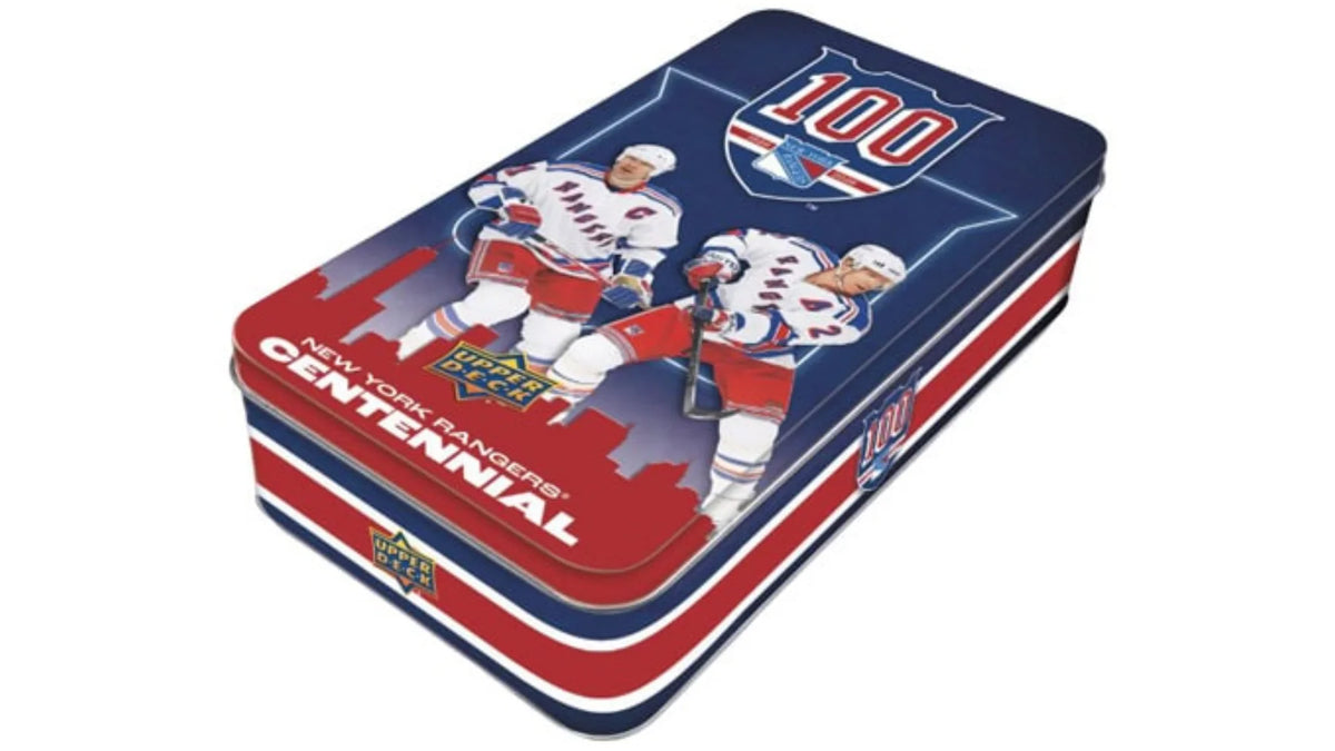 2025-26 Upper Deck New York Rangers Centennial Hobby Box / Tin