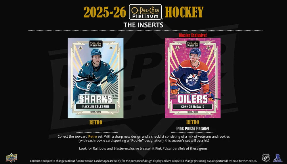 2025-26 O-Pee-Chee Platinum Hockey Hobby Blaster