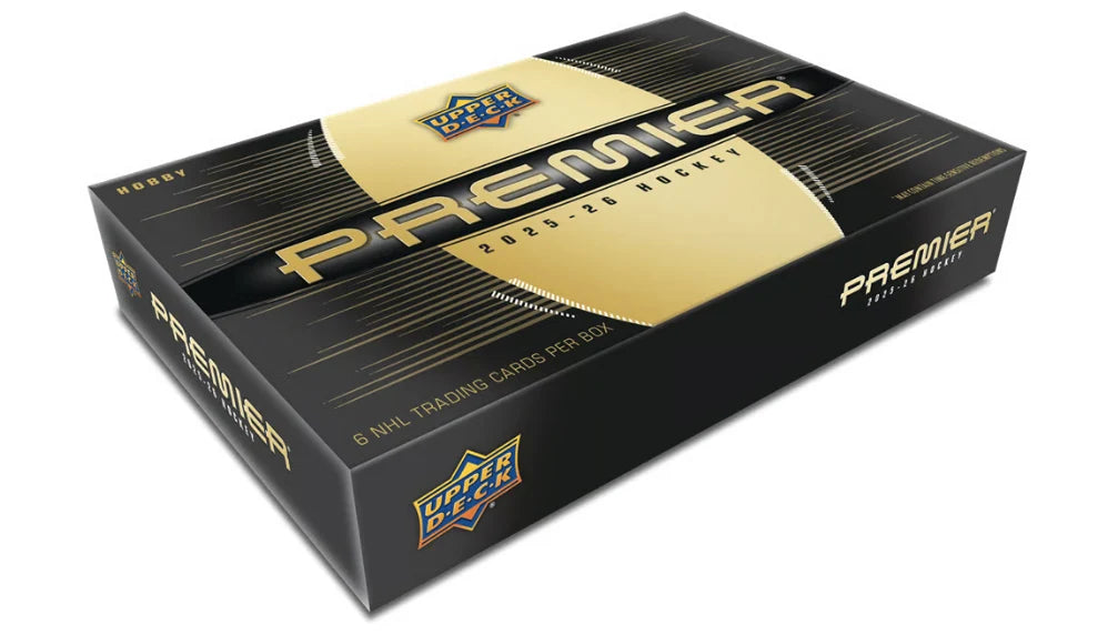 2025-26 UD Premier Hockey Hobby Box *Contact for Pricing & Availablity