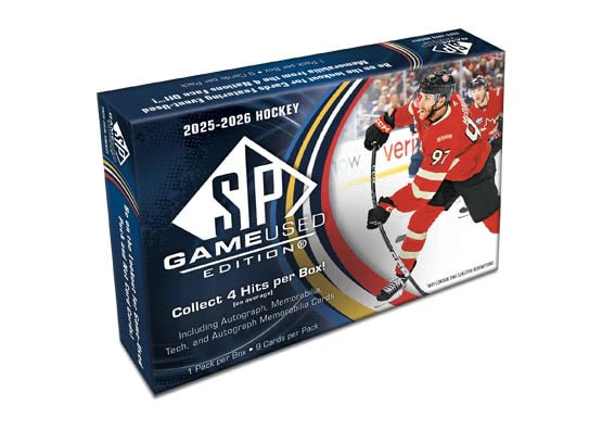 2025-26 Upper Deck UD SP Game Used SPGU Hockey Hobby Box