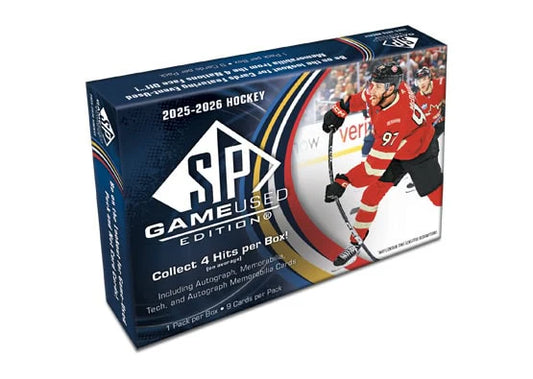 2025-26 Upper Deck UD SP Game Used SPGU Hockey Hobby Box