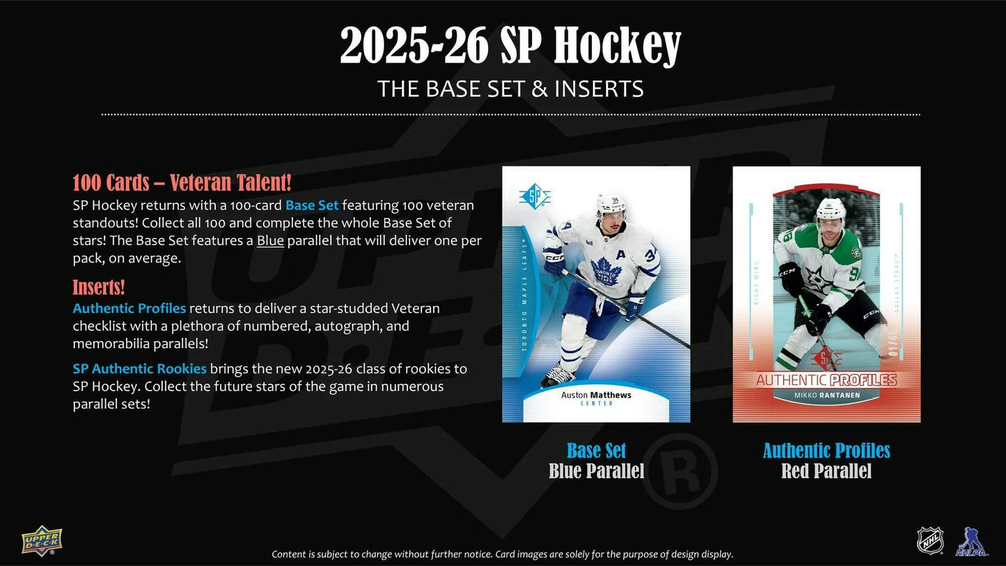 2025-26 SP Retail Hockey Blaster Box