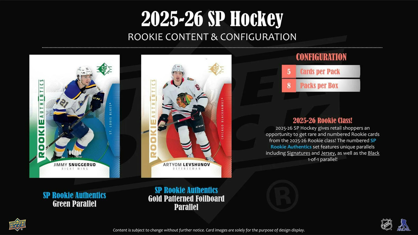 2025-26 SP Retail Hockey Blaster Box