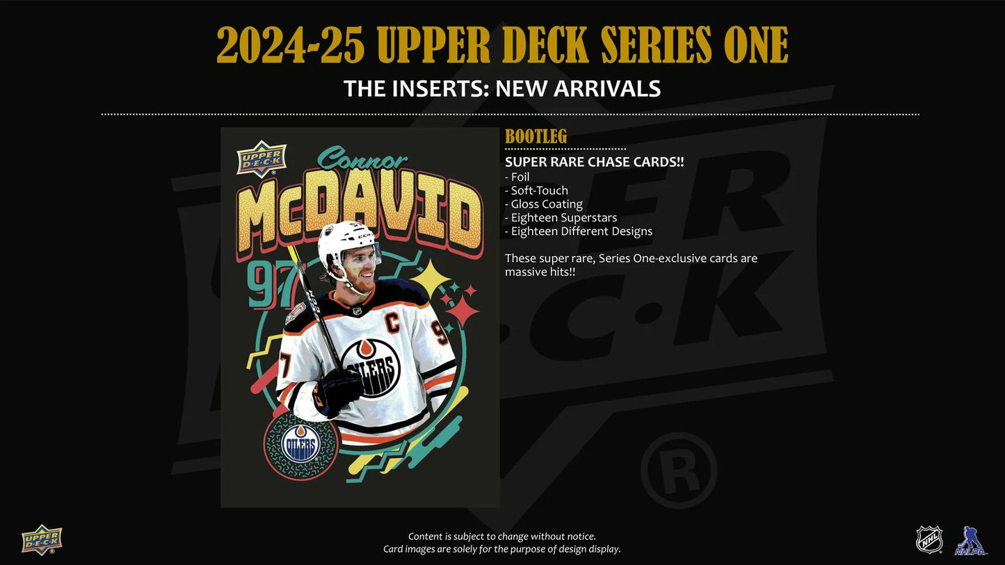 2025-26 Upper Deck UD Series 1 Hockey Hobby Box