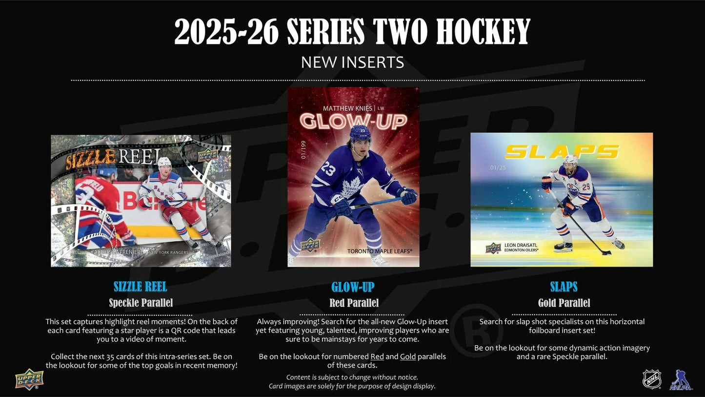 2025-26 Upper Deck UD Series Two 2 Hockey Hobby Box