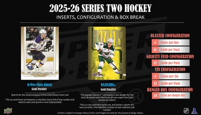 2025-26 Upper Deck UD Series 2 Two Hockey Tin