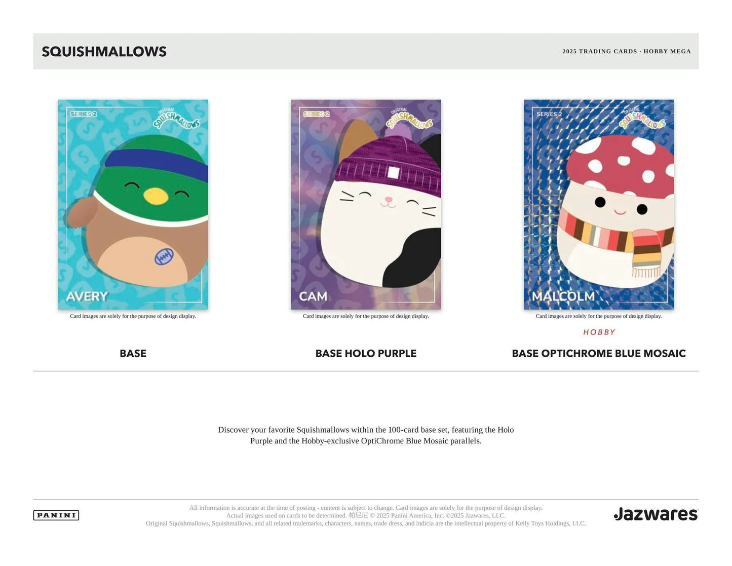 Panini Original SQUISHMALLOWS Series 2 Mega Box