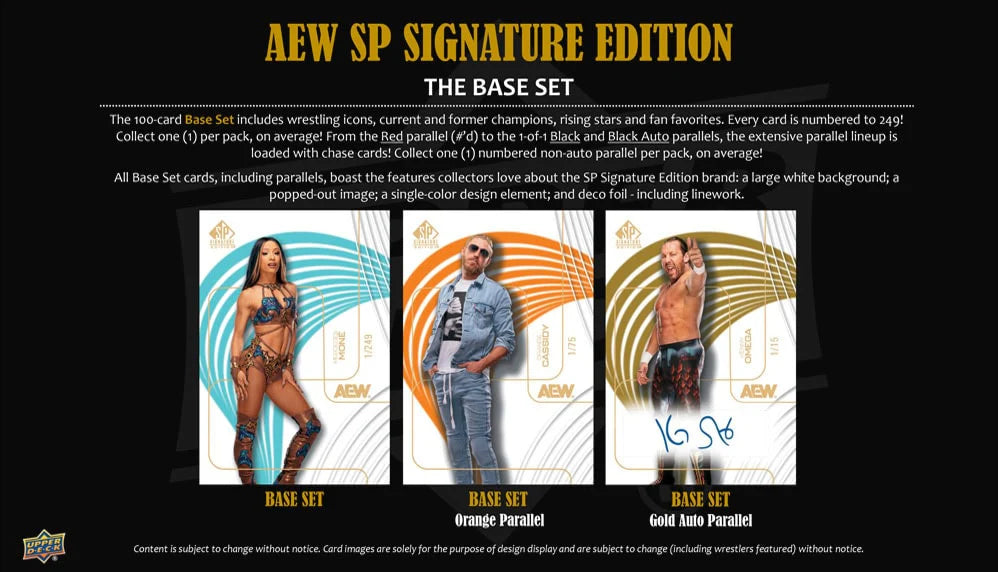 2025 Upper Deck AEW All Elite Wrestling SP Signature Edition Hobby Box