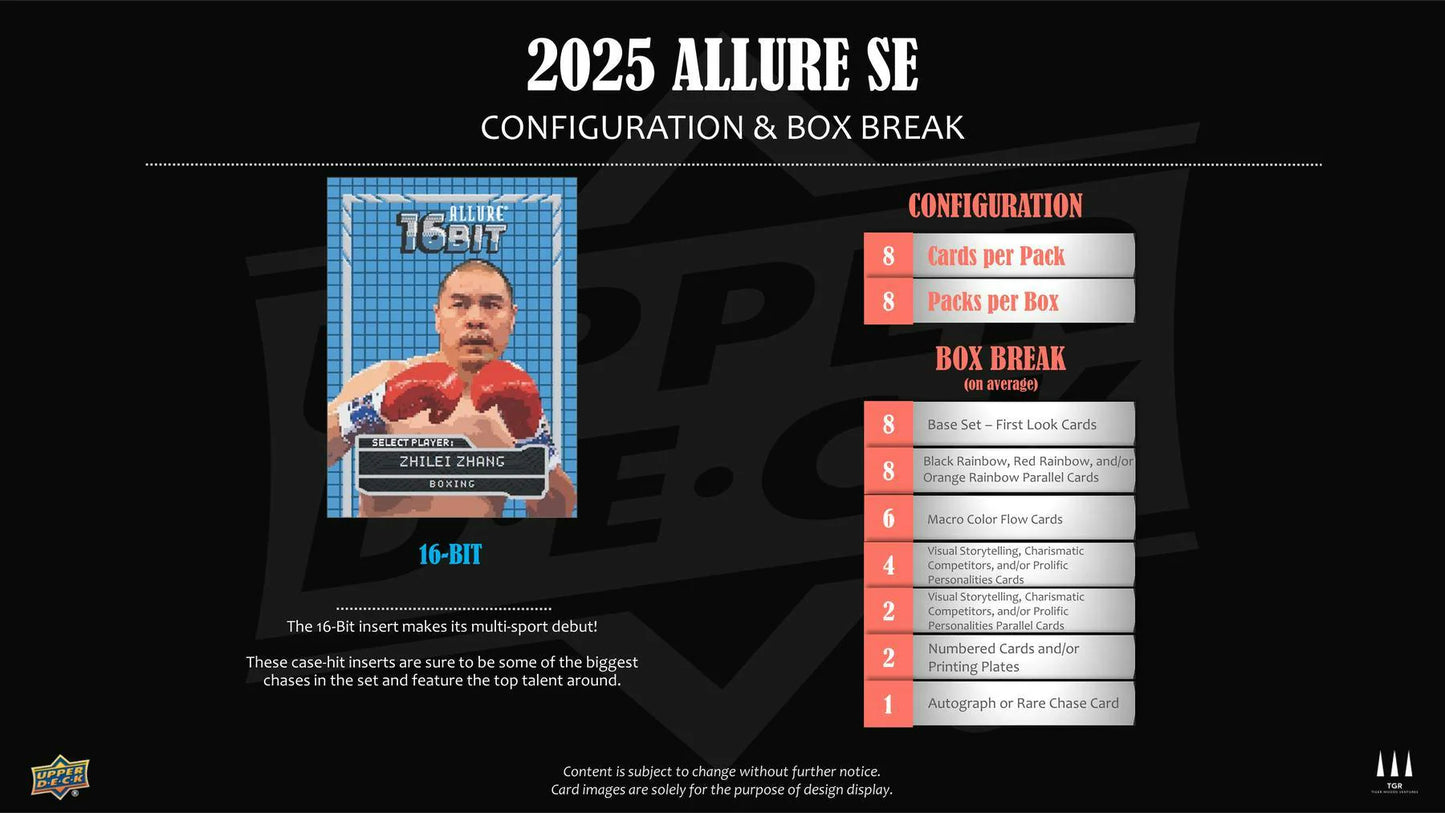 2025 UD Allure SE  Multi Sport Hobby Box