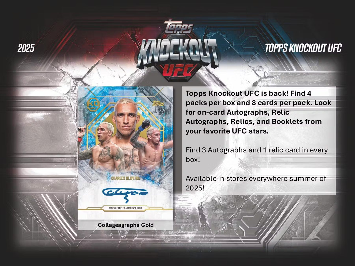 2025 Topps KNOCKOUT UFC Hobby Box