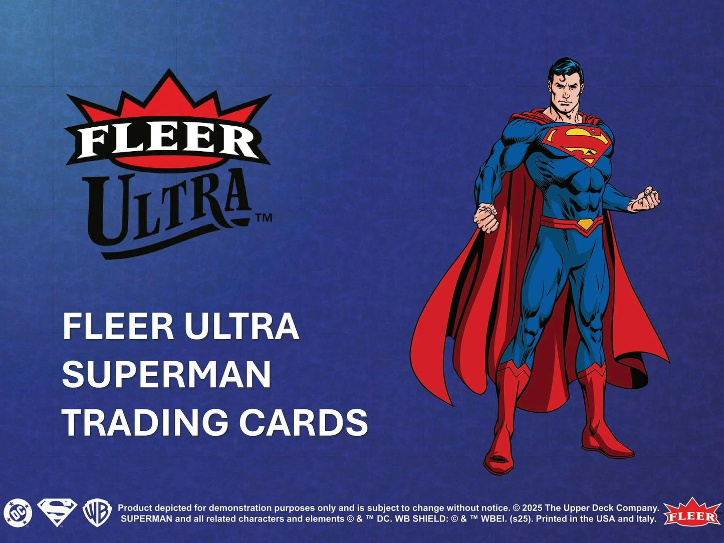 2025 Fleer Ultra SUPERMAN Hobby Box (Case of 6 Boxes)