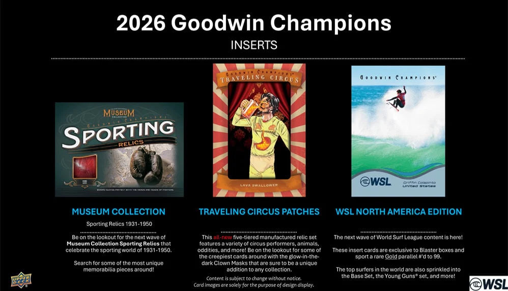 2026 Goodwin Champions Blaster Box