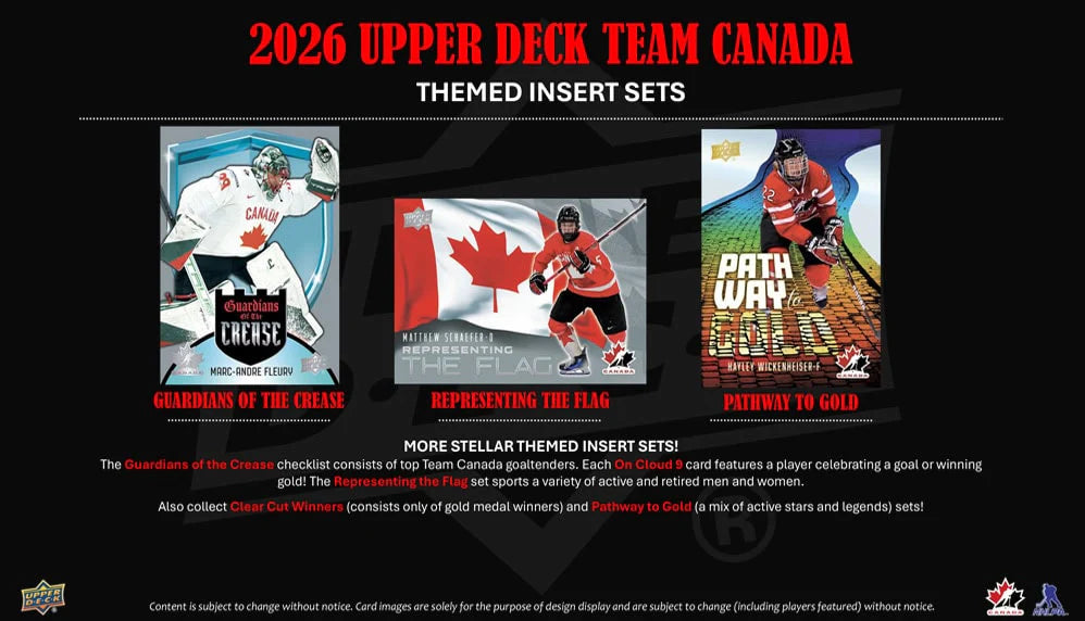 2026 Upper Deck Team Canada Blaster Box