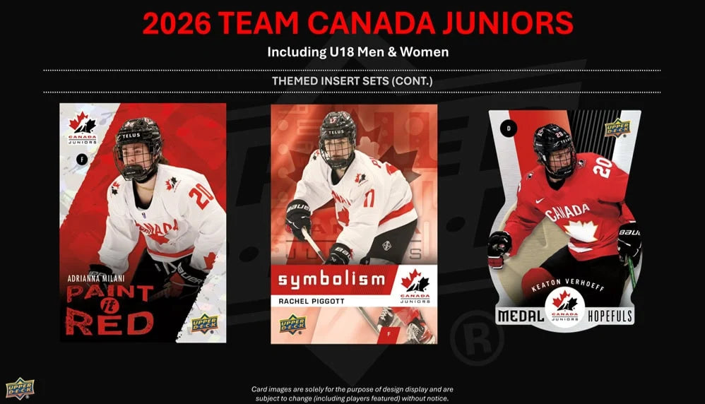 Pre Order * 2026 Upper Deck Team Canada Juniors Hobby Box - CONTACT FOR PRICING