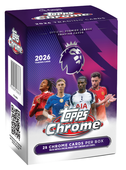 2026 Topps Chrome PREMIER LEAGUE Soccer Blaster Box