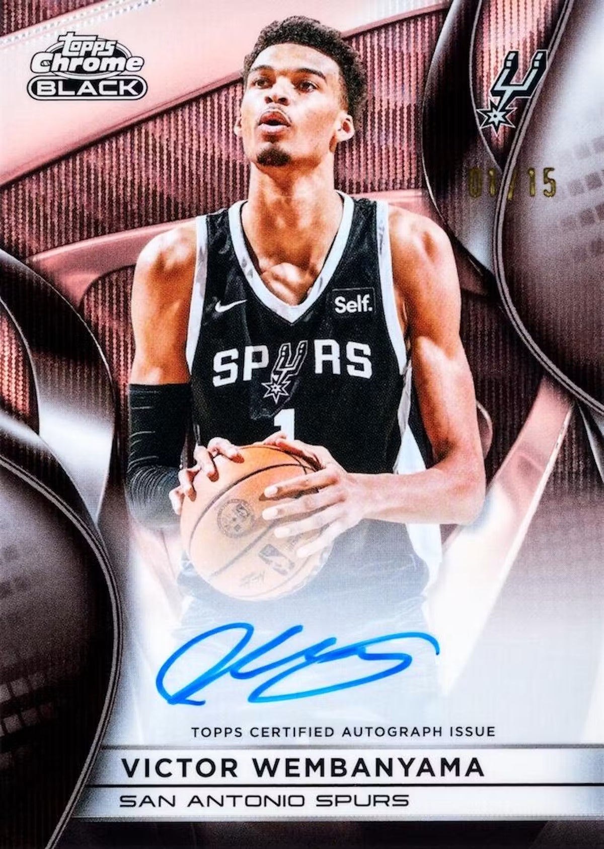 2025-26 NBA Topps Chrome Black Basketball Hobby Box