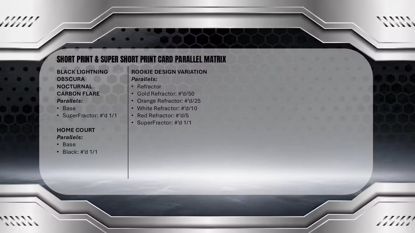 2025-26 NBA Topps Chrome Black Basketball Hobby Box