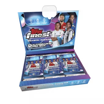 2025/26 Topps UEFA Club Competitions Finest Soccer Hobby Box