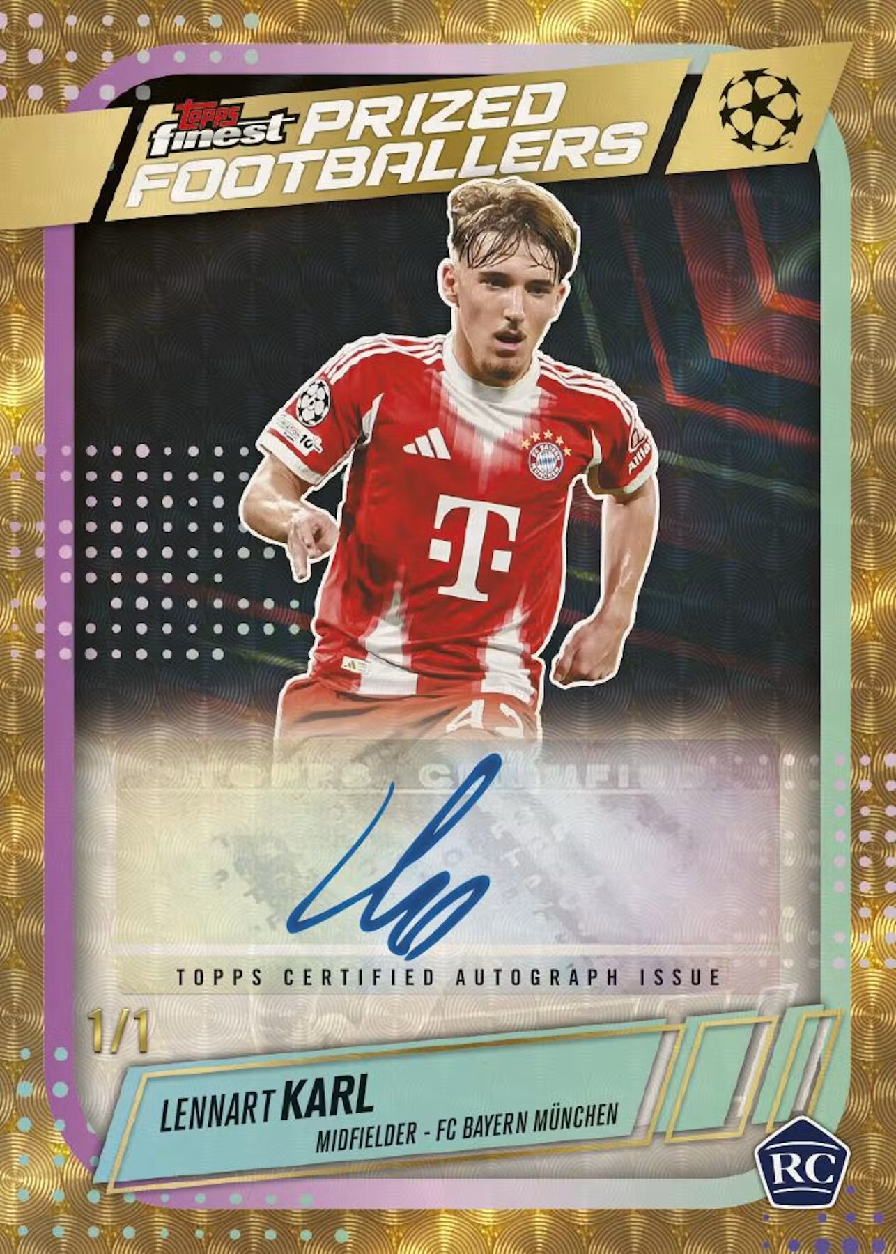 2025/26 Topps UEFA Club Competitions Finest Soccer Hobby Box