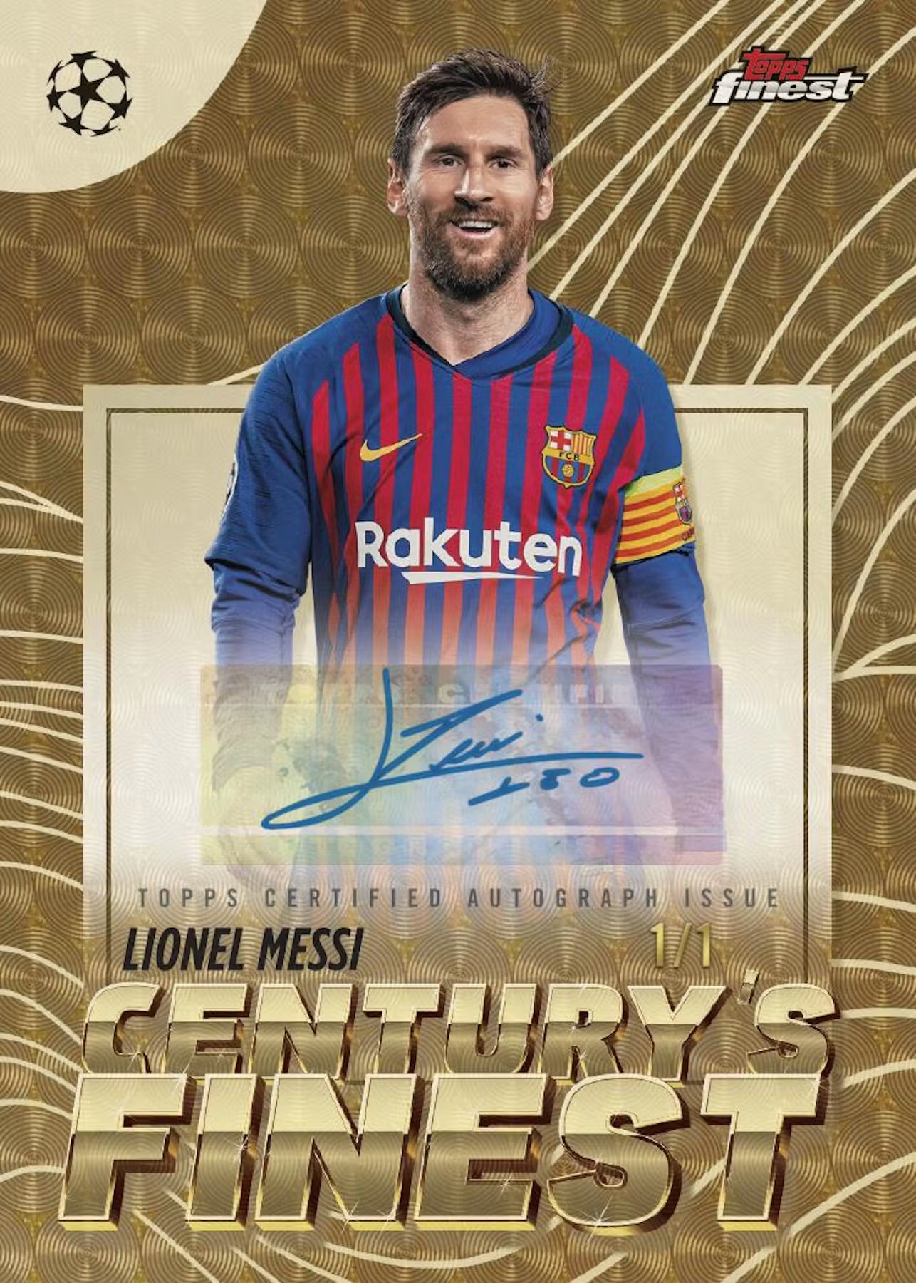 2025/26 Topps UEFA Club Competitions Finest Soccer Hobby Box