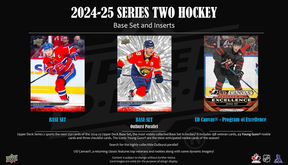 2024-25 Upper Deck Hockey Series 2 Hockey Tin