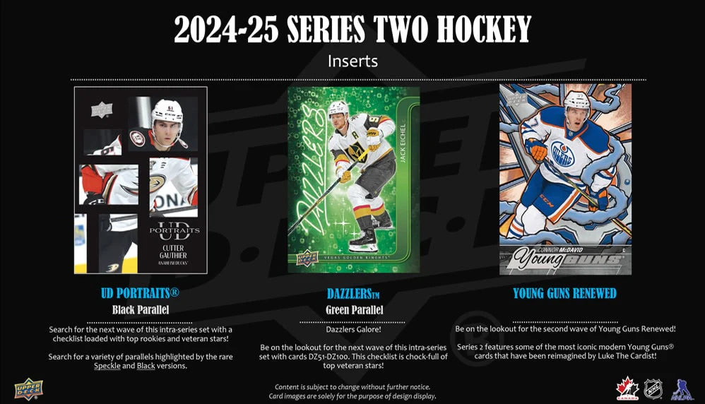 2024-25 Upper Deck Hockey Series 2 Hockey Tin