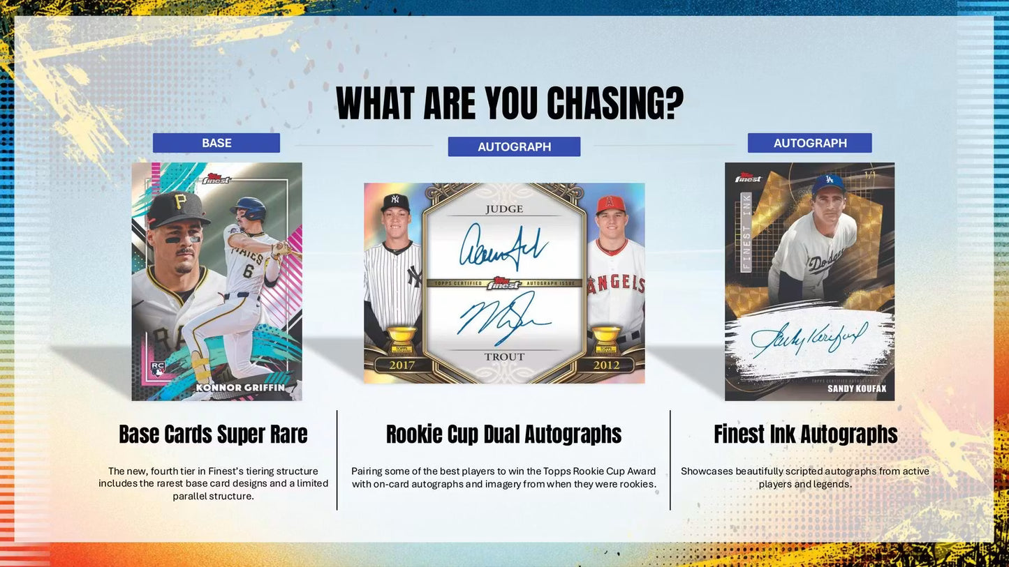 2026 Topps Finest Baseball Hobby Pack
