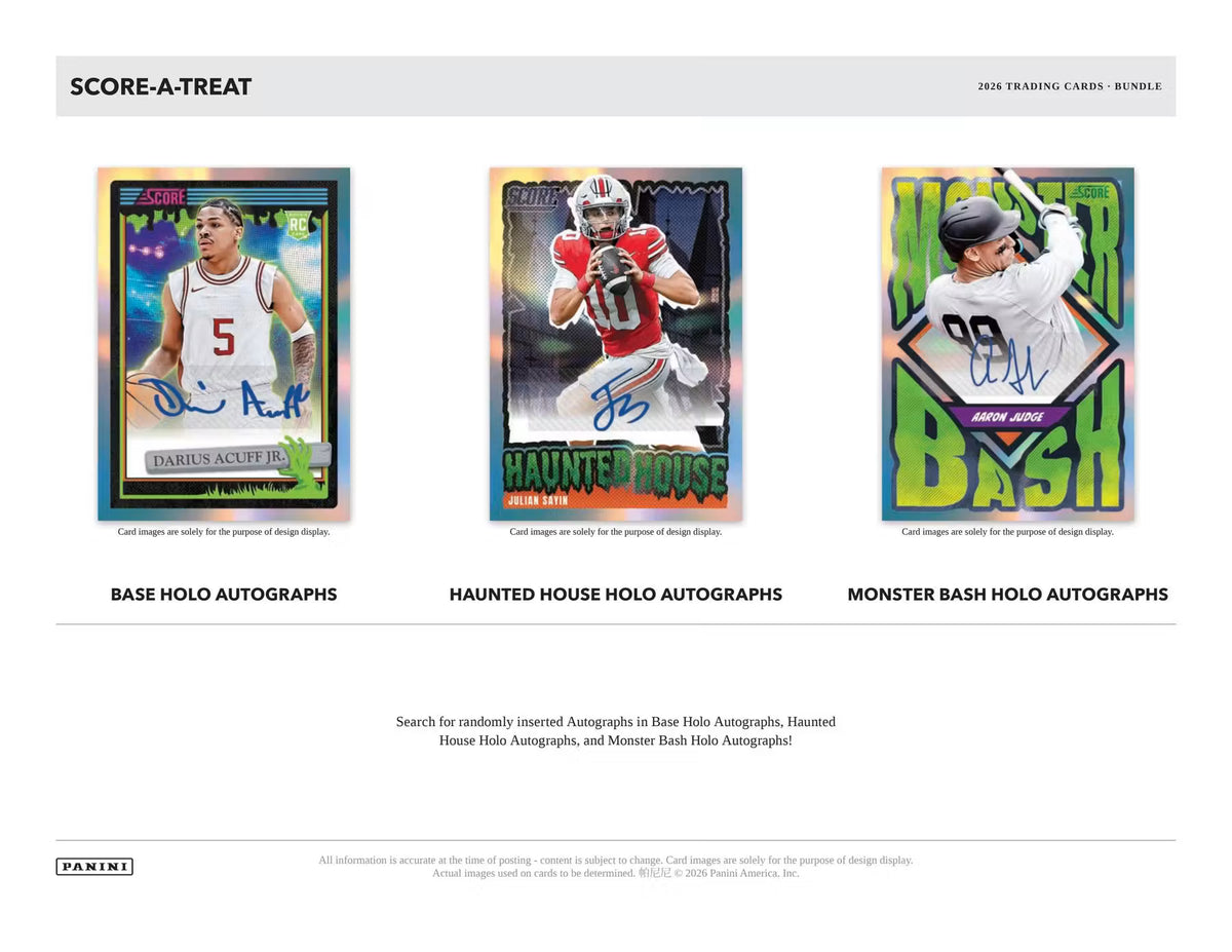 2026 Panini Score-a-treat Box Multi Sport