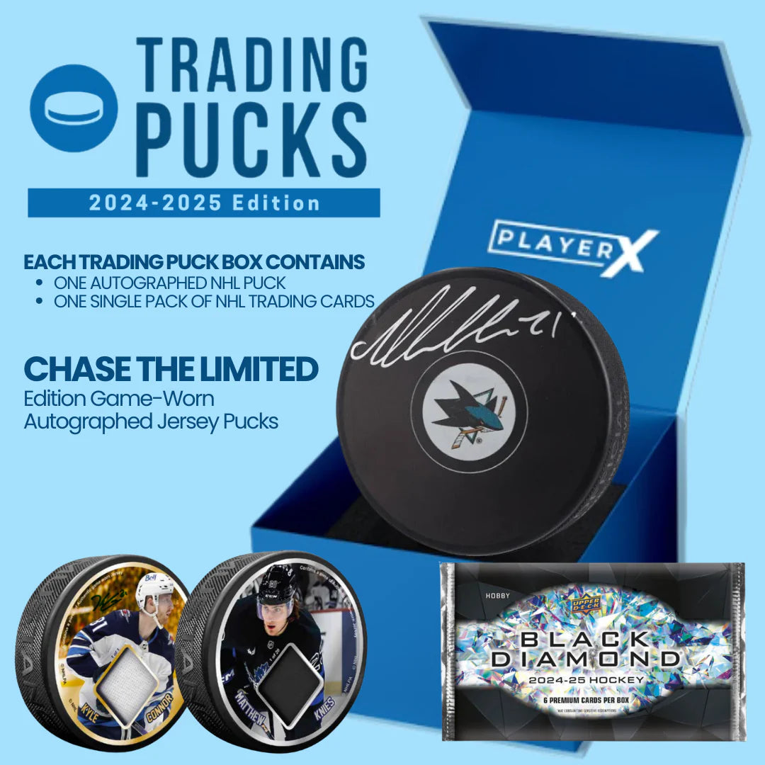2025-26 Player X Autographed Hockey Puck