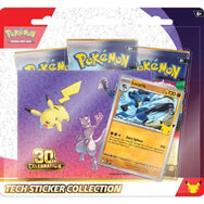 Pokemon - Pokemon - 30th Celebration - Tech Sticker Collection