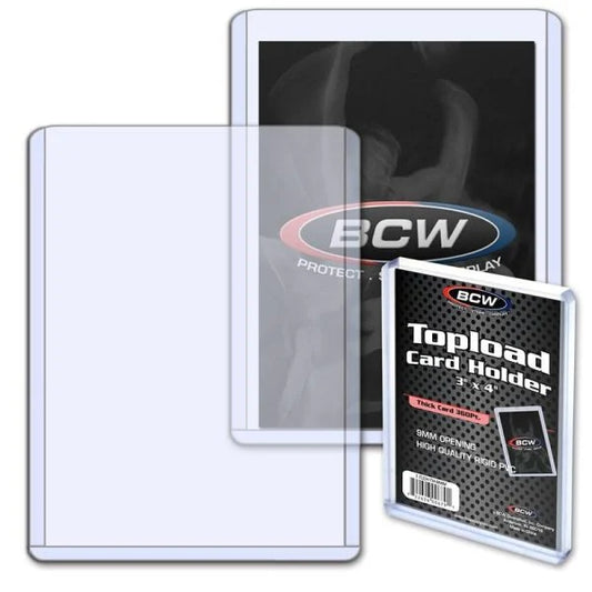 Case of 500 - BCW - 360pt Card Toploaders