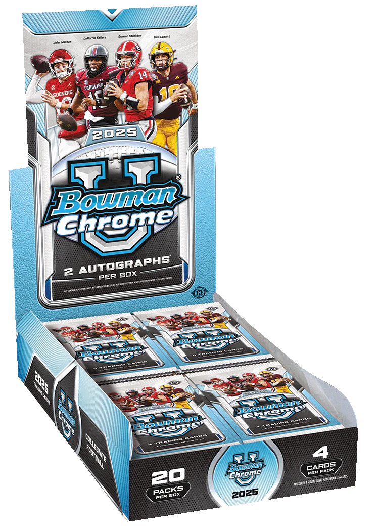 2025 Bowman University Chrome Football - Hobby  Box
