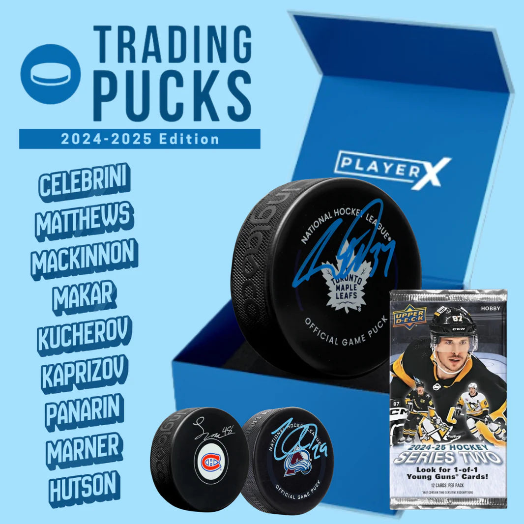 2025-26 Player X Autographed Hockey Puck