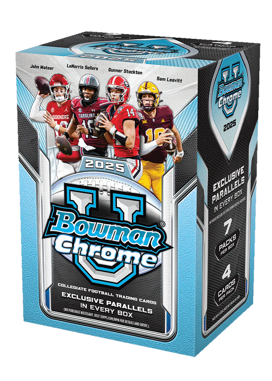 2025 Bowman University Chrome Football - Blaster / Value Box