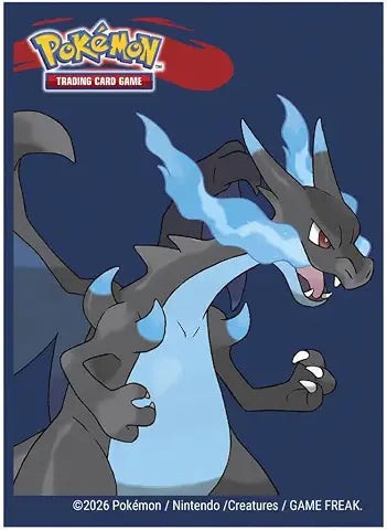 Ultra Pro Pokemon Mega Charizard X Sleeves (65 Sleeves) #16730 Deck Guards