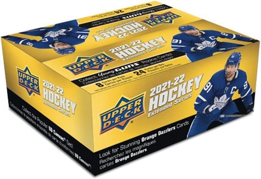 2021-22 Upper Deck Hockey Extended Series Retail Box (6 Young Guns)