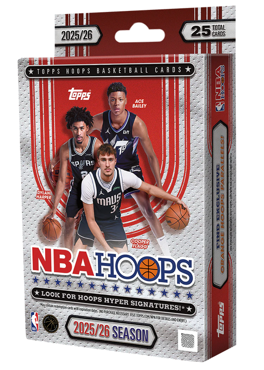 2025-26 Topps NBA Hoops Basketball Hanger Box
