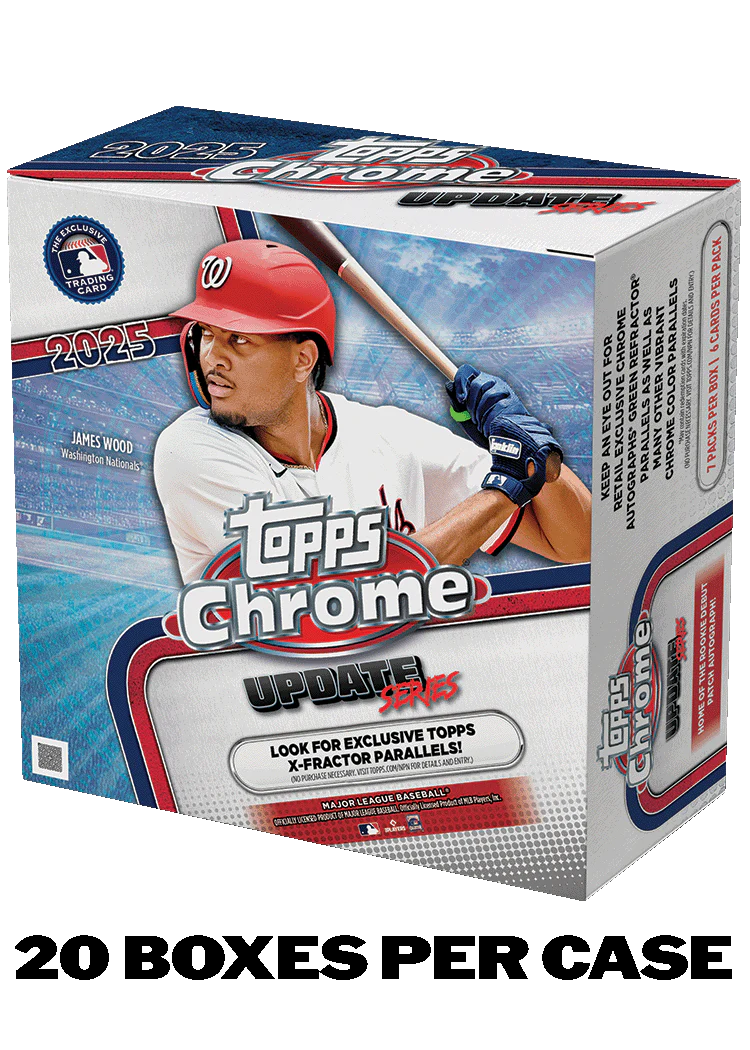 2025 Topps CHROME Update Series Baseball Mega Box