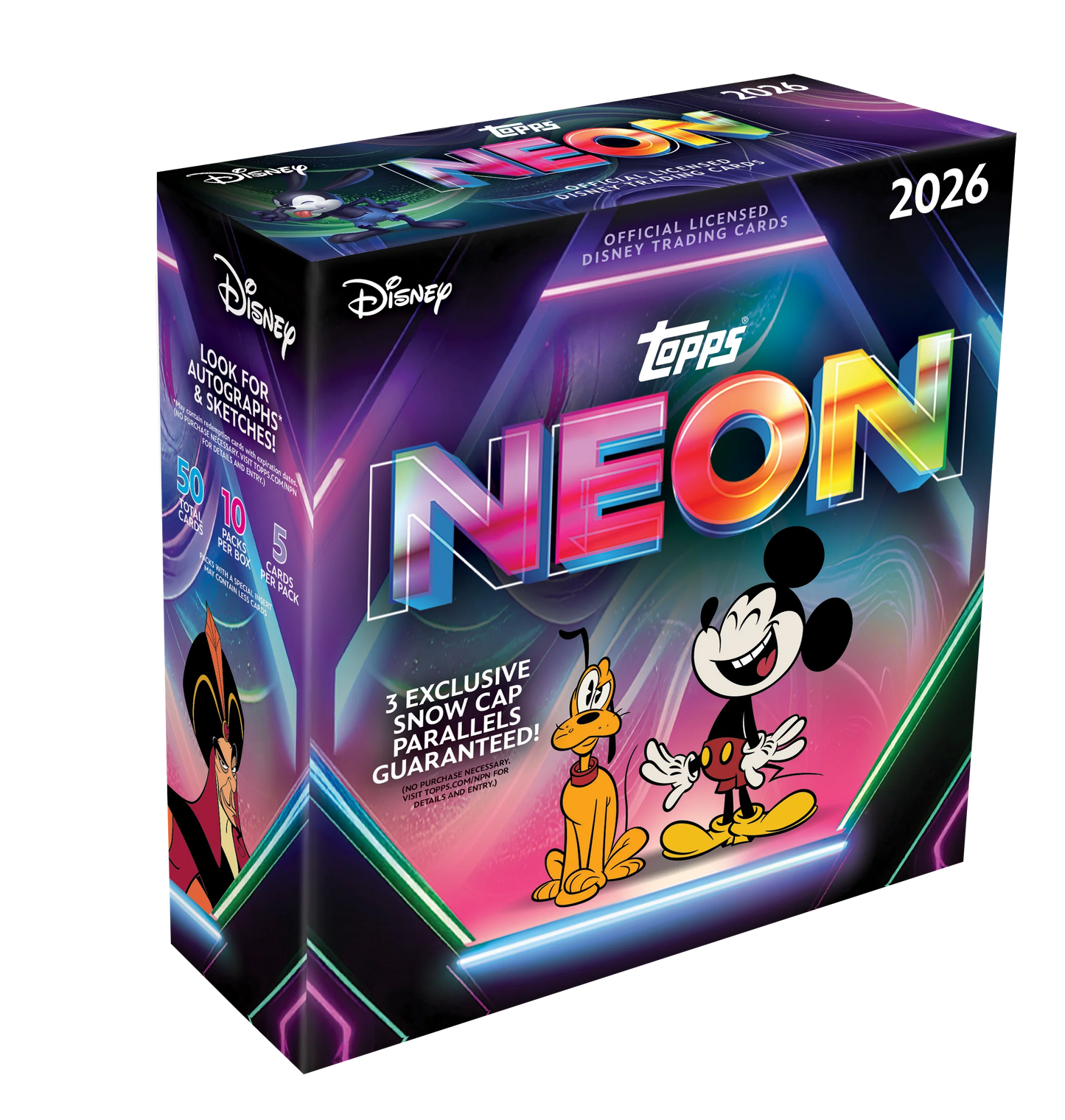 Disney 2026 Topps NEON Mega Box