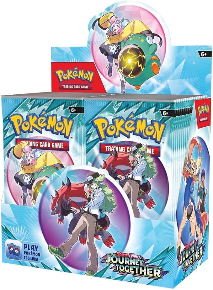 Pokémon JOURNEY TOGETHER - No box topper   - Booster Box- Scarlet & Violet SV09