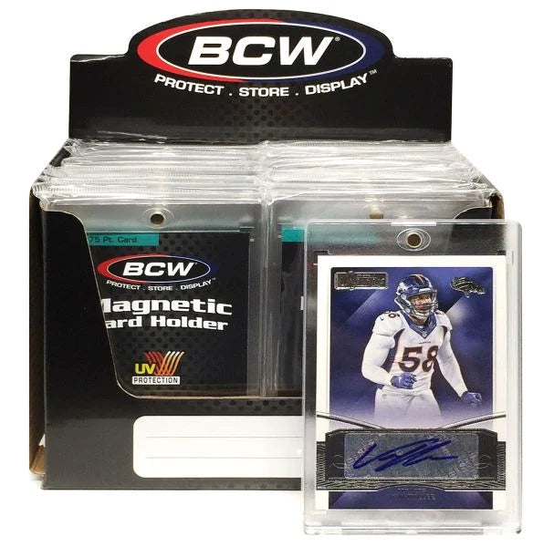 One Touch Magnetic Card Holders - 75Pt Case of 180 - BCW